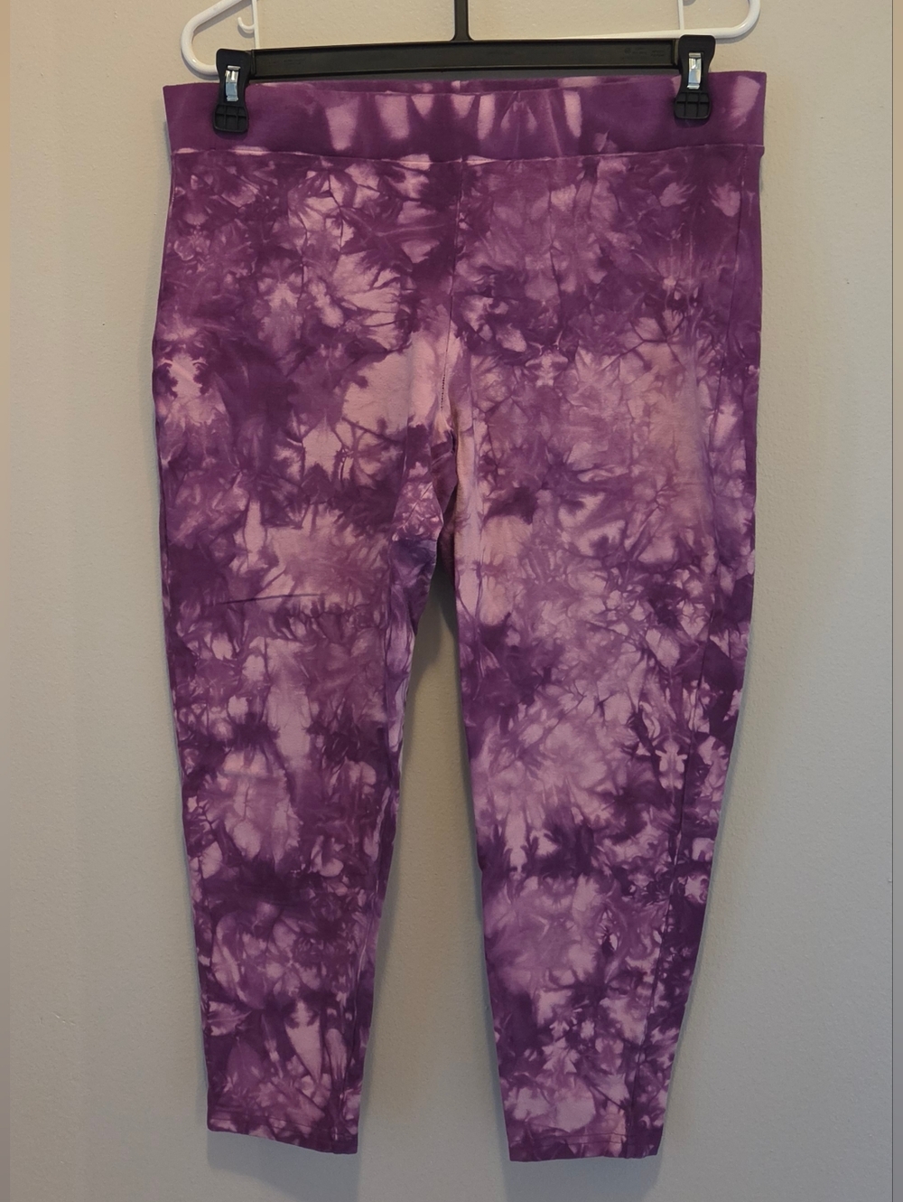 Purple Tie-Dye Leggings